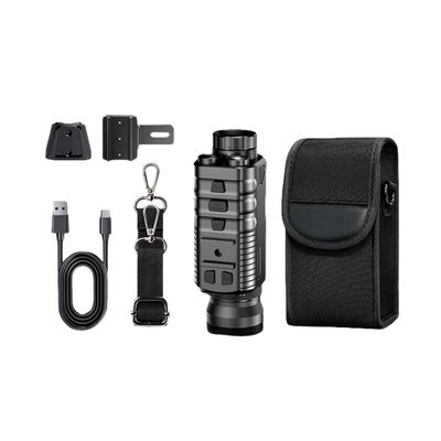 نظارات رؤية ليلية تحت الحمراء NVG07S مع تكبير بصري 5X 0.005lux الحد الأدنى للإضاءة و 31mm IR LED